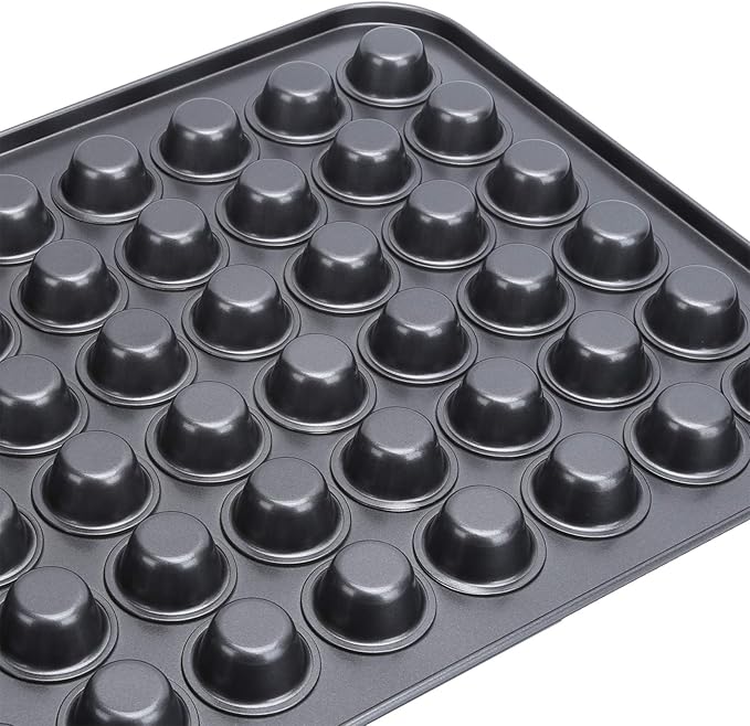 YUYTE 48-Cup Nonstick Muffin Baking Pan, HighQuality Carbon Steel Mini Cupcake Pan, YUYTE2hf5oqikn0