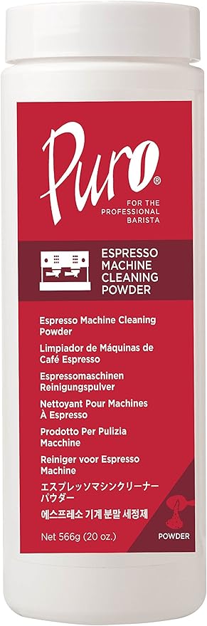 Puro Caff - 20 Ounce - Espresso Machine Cleaner Cleaning Powder Back Flush Espresso Machines Clean Airpots
