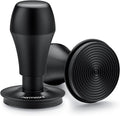 Normcore 58.5mm Espresso Coffee Tamper V4 - Titanium PVD Coating Ripple Base - Spring Loaded Tamper - 15lb / 25lb / 30lbs Replacement Springs - Anodized Aluminum Handle and Stand