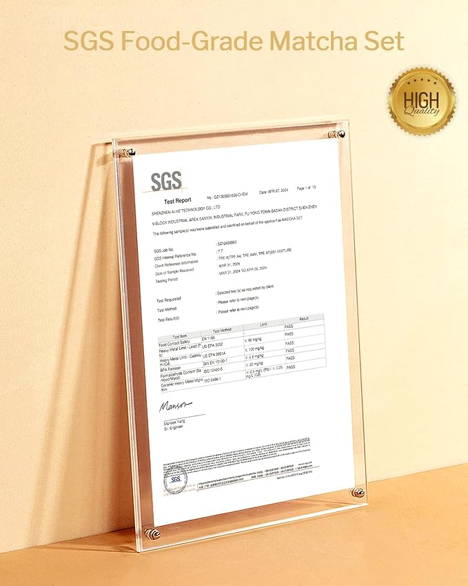 Artisan Matcha Whisk Set - 8 Pcs Premium Matcha Set with Bowl (Chawan), Bamboo Whisk & Tools | Matcha Kit for Making Breakfast/Latte | Gift for Matcha Lovers (Parrot Green)