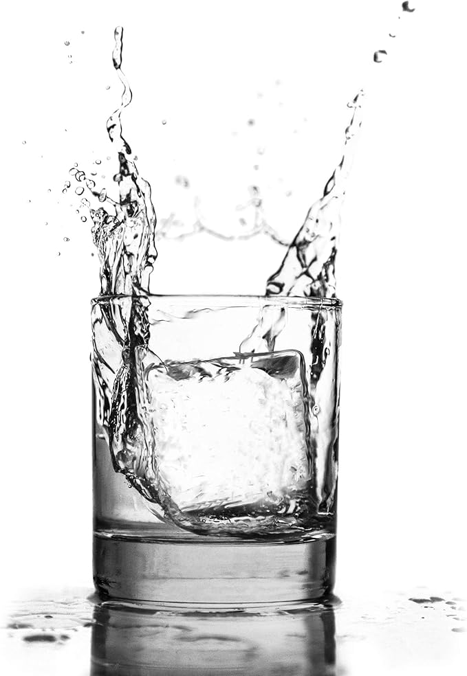 glacio Clear Ice Maker Set – Crystal Clear Ice Ball & Cube Molds for Whiskey and Cocktails | Dilution-Free Directional Freezing Design | Easy Removal