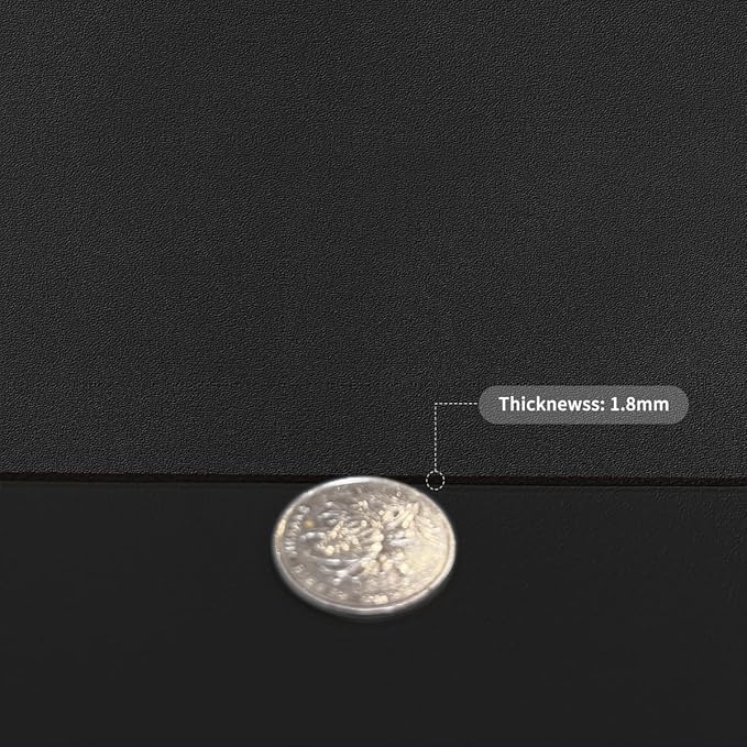 Dining Table Pad - 34x72 Inch Waterproof Easy to Clean Can Conceal Flaws Protector The Table Top from Scratches Used for Dining (Black+Black 34x72)