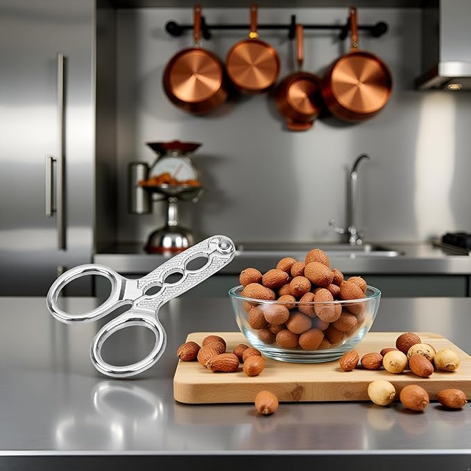 Nutcrackers for Nuts, Stainless Steel Nuts Pistachio Sheller Opener Kitchen Tools, Nutcracker Multi-Function Walnut Pine Sheller Opener Nut Crackers, Specialty Tools and Gadgets
