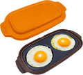 Microwave Egg Cooker - Egg Cooker Microwave, Multi-use Microwave Egg, Cooker & Poacher for Breakfast Sandwiches, Save Time,Portable,Microwave Egg Fryer for Home,Travel,Gifts(Orange)