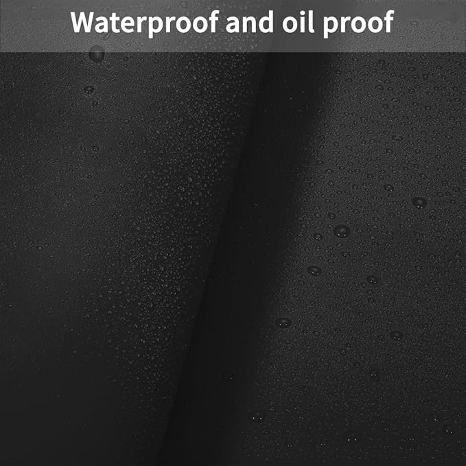 Leather Dresser Cover,1.8mm Thick,14x80 Inch,Dresser Protector Top,Dresser Top Protector,Dresser Cover Top,Dresser Top Cover,Desk Mat.(Black+Black,14x80)