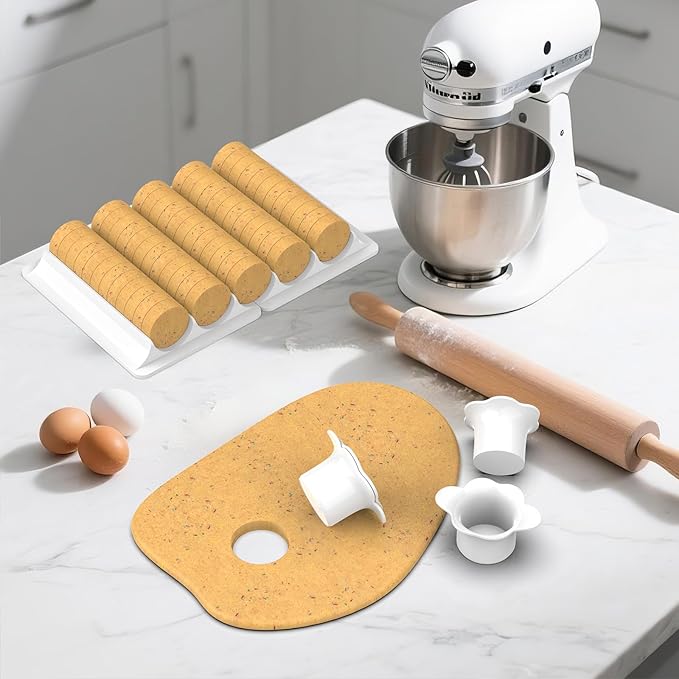 Cake Pop Cutter - Circle Cake Pop Mold Set | Non-3D Printed ABS Injection Molded | 1.75" Size | High-Capacity Dual-Cavity Cake Pop Tray | Smooth & Easy-Clean Surface (Cake Cutter)