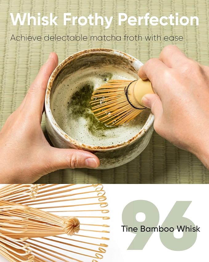 Matcha Whisk, Handcrafted Bamboo Whisk, Japanese Traditional Chasen, Matcha Stirrer, Matcha Tea Mixing Tool Accessory
