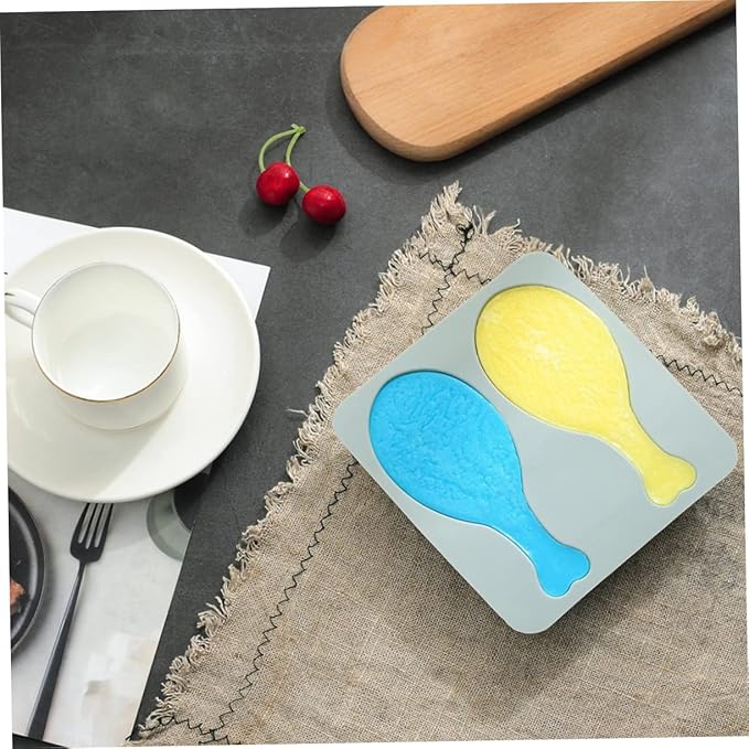 DECHOUS Chicken Leg Silicone Mold 6Pcs Silicone Cake Fondant Molds Baking Mould for Baking Home Kitchen