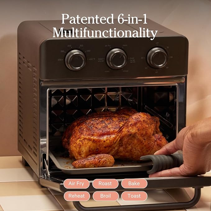 Our Place Wonder Oven Essentials Kit | Extra Air Fryer Basket & Nonstick Ceramic-Coated Bake Pan | Oven Safe, Eco-Friendly | Char
