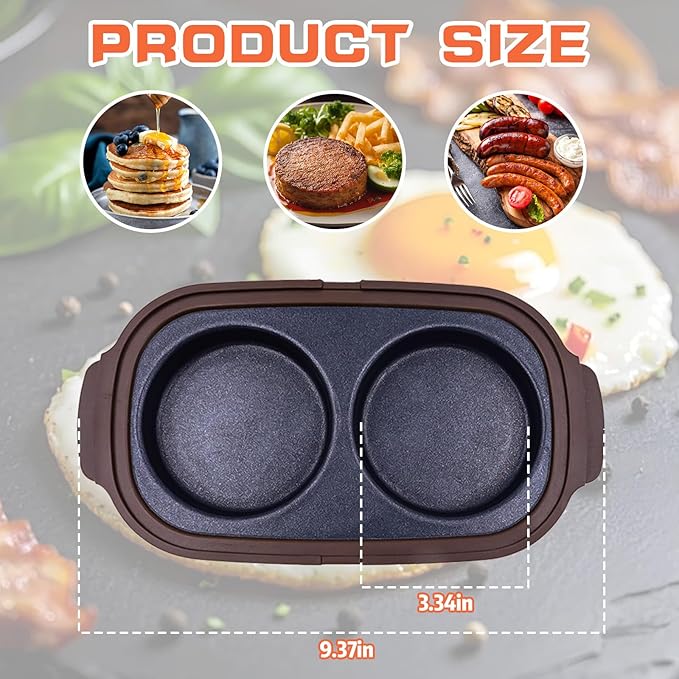 Microwave Egg Cooker - Egg Cooker Microwave, Multi-use Microwave Egg, Cooker & Poacher for Breakfast Sandwiches, Save Time,Portable,Microwave Egg Fryer for Home,Travel,Gifts(Orange)