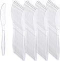 Liacere 360PCS Clear Plastic Knives Disposable - Heavy DutyBPA-Free - Heat Resistant, Solid and Durable Disposable Knives Bulk, Premium Plastic Knives Heavy Duty for Party Supply