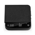 Mini Coffee Scale with Timer – Digital Barista Weight Scale with Designer-Patterned Tamper Mat, 0.1g High Precision, Portable & Rechargeable for Espresso, Pour Over, Drip, and Kitchen Brewing Use