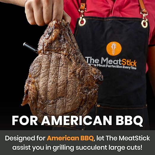 MeatStick Wireless Meat Thermometer for Grilling, Smoking, BBQ, Air Fryer, Deep Frying, Oven, Sous Vide