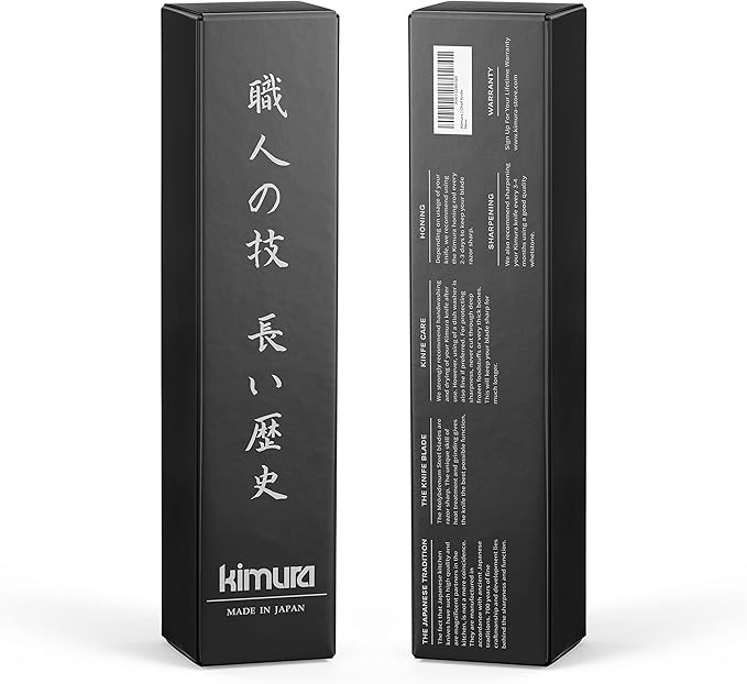 Kimura Nakiri Knife, [Made in Japan], 6.5 inch Professional Chef Knife, Ultra Sharp High Carbon Molybdenum Stainless Steel Kitchen Knives, Chefs Knife with Ergonomic Handle - Japanese Chef's Knife