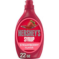 HERSHEY'S Strawberry Flavored Syrup Bottle, 22 oz
