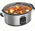 HOMECOOKIN Slow Cooker, Extra Large 10 Quart Digital Programmable Slow Cookers with Timer, Dishwasher Safe Glass Lid & Crock, Kitchen Appliance for Families and Gatherings, Stainless Steel