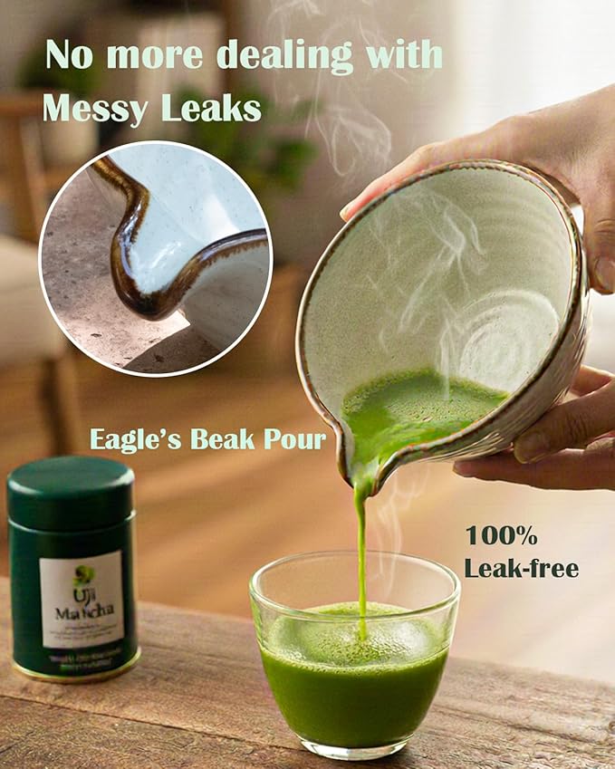 Matcha Whisk Set,Matcha Set,Matcha Kit,Matcha Bowl with Spout,Scoop,Sifter,Bamboo Whisk,Chasen Holder,Unique Gifts for Women Grifend,Gifts for Christmas, Birthday,Halloween