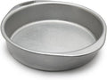 Doughmakers 9" Round Cake Commercial Grade Aluminum Bake Pan, Silver