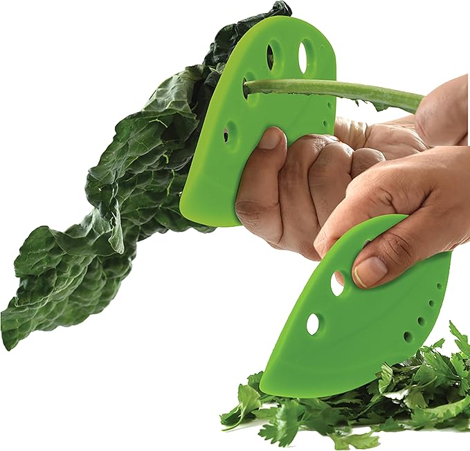 Norpro Multi Blade Herb Scissors with Blade Cleaner, 8-inch, Green