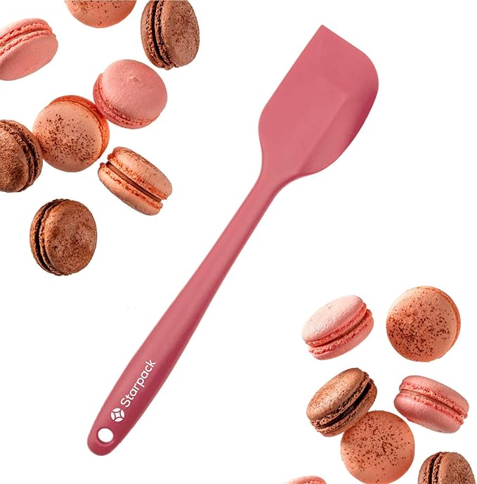 Starpack 'Scrape & Stir' Silicone Spatula (11 Inch) - 600°F Heat Resistant Spatula Set - Food Grade Kitchen Spatulas - LFGB Grade Nonstick Baking and Cooking Rubber Spatulas Set