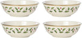 Lenox 897082 Holiday Dinnerware Place Setting Bowls, Set of 4, Christmas