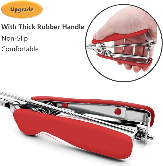 Cookie Scoop, Ice Cream Scoop, 1.5 Tbsp/ 23ml/ 0.7 oz Cookie Scoops for Baking, 18/8 Stainless Steel Cookie Scooper for Baking, Cookie Dough Scoop, Ice Cream Scooper with Trigger Release (Red)