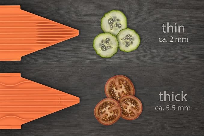 Swissmar Borner V-1001 V-Slicer Plus Mandoline 5 Piece Set (Orange)