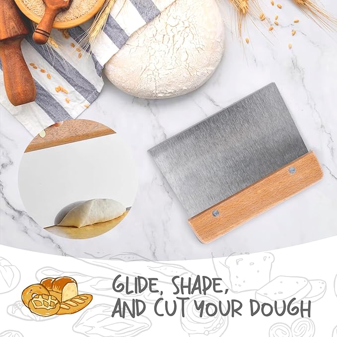 Bread Proofing Baskets Set of 2, 10 inch Oval & 8.5 inch Round Dough Proofing Bowls w/Liners Perfect for Sourdough Bread Baking, Bakers Baking, Gifts for Bakers, Bread Making Kit
