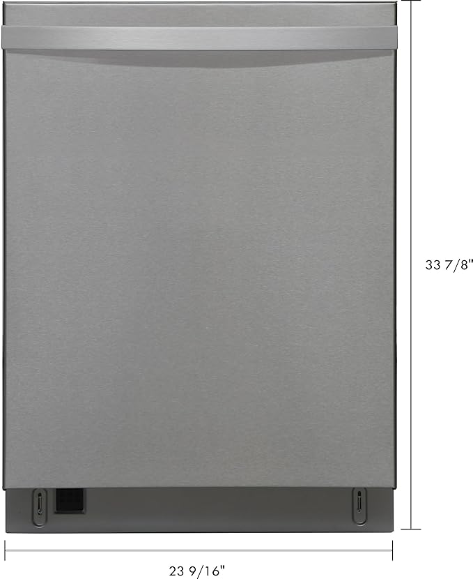 Kenmore Elite 24" Built-In Dishwasher - UltraWash Plus, TurboDry, QuietWash, SmartWash, TurboFlex Third Rack & Reach-Thru Handle - 15 Place Settings - 42 DBA - ENERGY STAR Certified - Stainless Steel