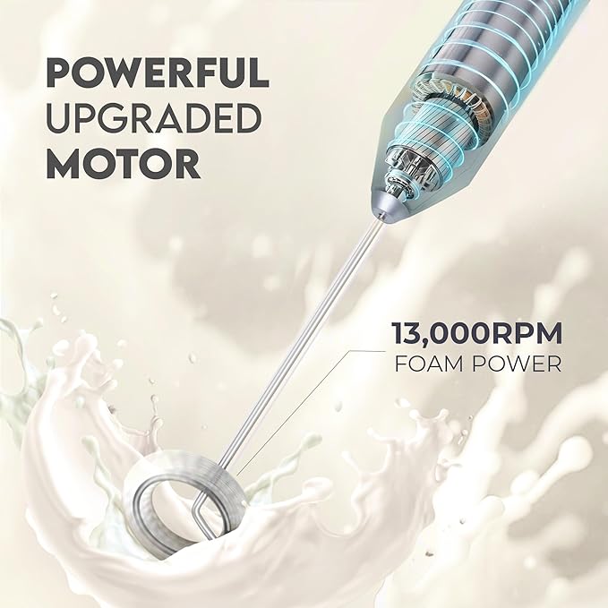 ZK Milk Frother FrothMate - Teal Pink Fade