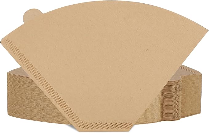160 Count #4 Cone Coffee Filters 8-12 Cup Disposable Coffee Filters 4 Cone Paper Unbleached Natural Number 4 Filters Paper Compatible with Ninja Coffee Filter, Drip and Pour Over Coffee Maker