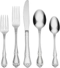 Oneida B552020A True Rose 20 Piece Everyday Flatware Set, Service For 4