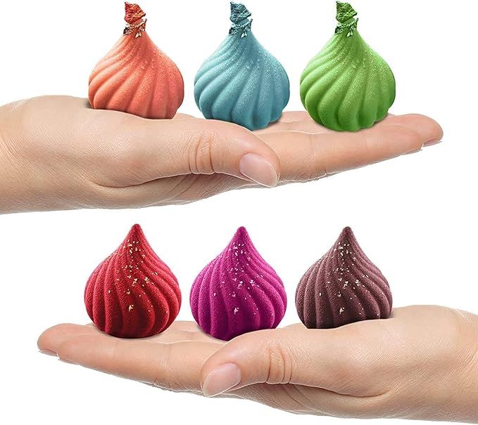 Silicone Molds Baking for Mousse Cake, 3D Baking Molds Dessert Molds for Pastry Truffle Pudding Jelly Cheesecake, Onion Shape, 6-Cavity
