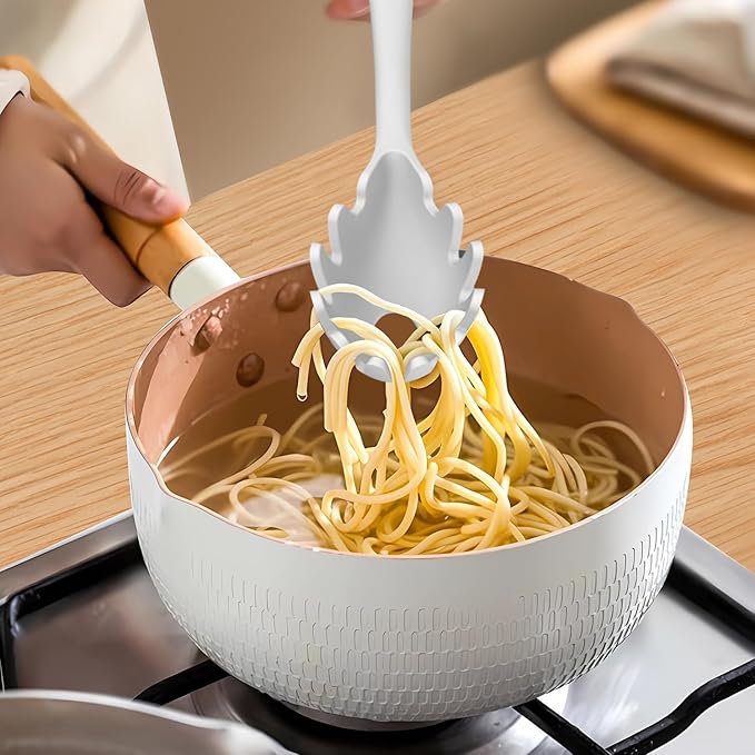 Silicone Cooking Utensils Set - 446°F Heat Resistant Silicone Kitchen Utensils,Spatula,Spoon, Kitchen Utensil Sets Gadgets Tools Set for Nonstick Cookware,Dishwasher Safe BPA FREE (Multicolor)