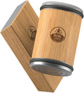 HORL 2 Oak Kitchen Knife Sharpener for Razor Sharp Edges Made in Germany - Rolling Sharpener for knives - Rolling Knife Sharpening Kit with Magnetic Holder with 15 & 20 Degrees