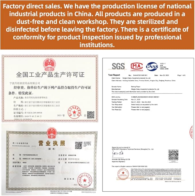 16x24 Inch - 2000 Sheets Commercial Baking Parchment Paper Industrial Grade, Bulk Food-Safe Oven Paper for Bakeries, Restaurants, Food Processing (Brown 15.8"×23.6"(40×60cm) 2000 sheets)