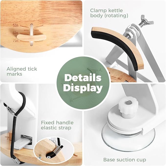 Multi-Purpose Kettle Tipper for Disabled and Seniors, Premium Metal Kettle Tipping Bucket Holder Suitable for Electric Kettle 1.5-2 Liters, Daily Living Drinking Aids for Effortless Pour Every Time