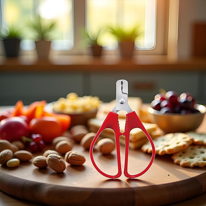 Red Melon Seed Cracker Plier, Sunflower Seeds Plier Opener - Seed Cracker Sheller Opener Peeling Pliers for Melon Seeds, Small Nuts, Specialty Tools and Gadgets Kitchen Utensils and Gadgets
