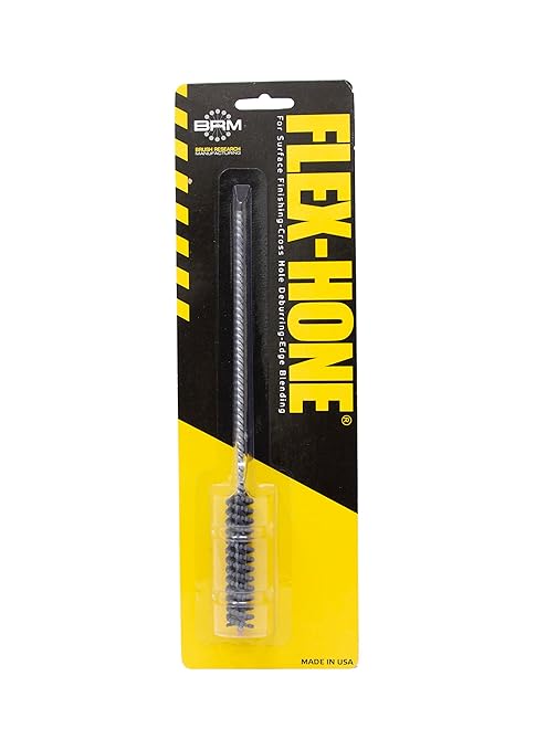 Brush Research BC11M600 FLEX-HONE®, 0.433" (11mm) Diameter, 600 Grit, Silicon Carbide, for Mild Steel, Stainless Steel, Cast Iron and Softer Ferrous Materials
