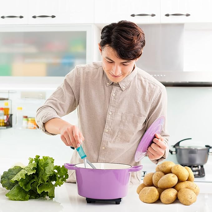 Joyoldelf Heavy Duty Potato Masher, Stainless Steel Integrated Masher Kitchen Tool & Food Masher/Potato Smasher with Non-slip Handle, Perfect for Bean, Vegetable, Fruits, Baby Food, Avocado, Meat