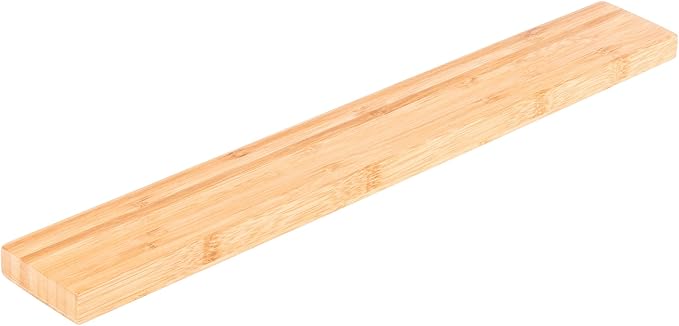 Mercer Culinary Magnetic Bar, 12 x 2-3/8 x 3/4, Bamboo