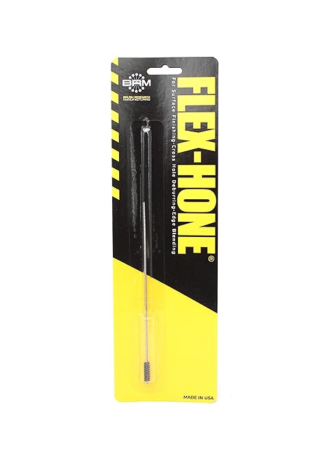 Brush Research BC31624 FLEX-HONE®, 3/16" (4.75mm) Diameter, 240 Grit, Silicon Carbide, For Mild Steel, Stainless Steel, Cast Iron and Softer Ferrous Materials