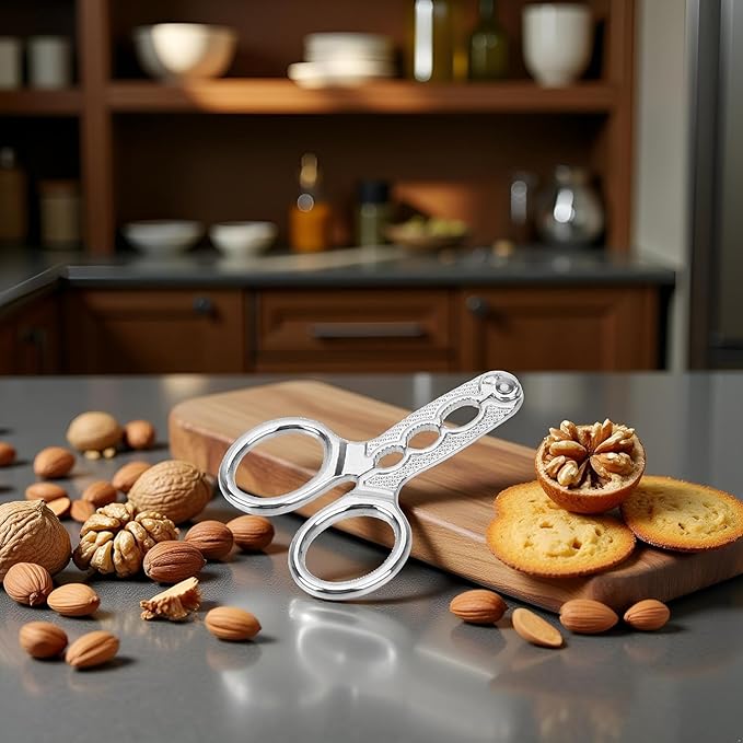 Nutcrackers for Nuts, Stainless Steel Nuts Pistachio Sheller Opener Kitchen Tools, Nutcracker Multi-Function Walnut Pine Sheller Opener Nut Crackers, Specialty Tools and Gadgets