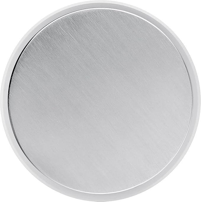 Normcore 58.5mm Espresso Coffee Tamper V4, Spring Loaded Tamper with 15lb/25lb/30lb Interchangeable Springs, Compatible with 58mm Portafilter Baskets, Non-stick coating White