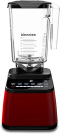 Blendtec Original Designer Series Blender and 90 Oz WildSide+ Jar - Kitchen Blender Bundle - Red