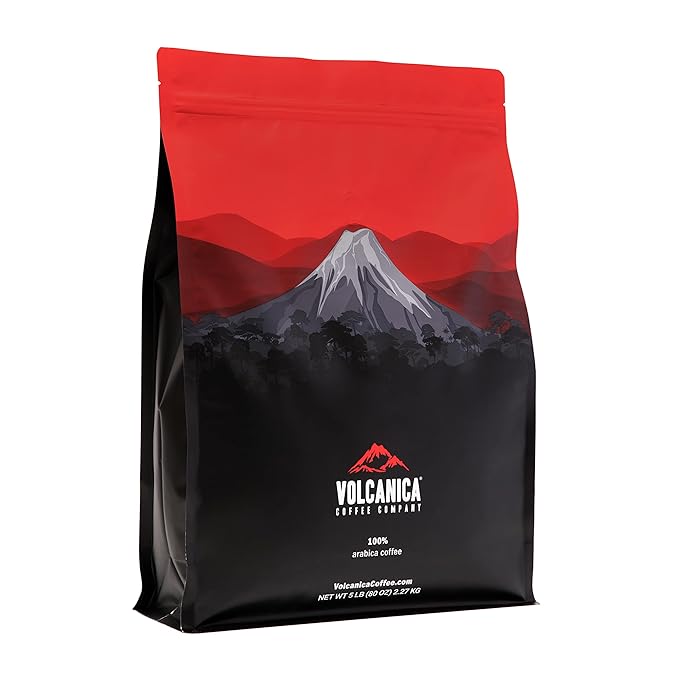 Sumatra Mandheling Reserve Coffee, Dark Roasted, USDA Organic, Whole Bean, Fair Trade, Kosher, 5 lbs
