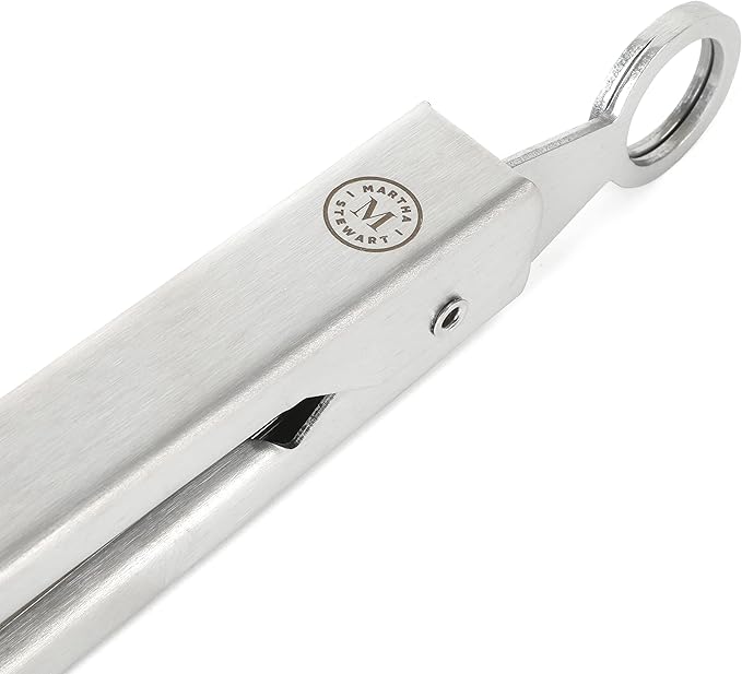 Martha Stewart Richburn 9" Tongs - Stainless Steel