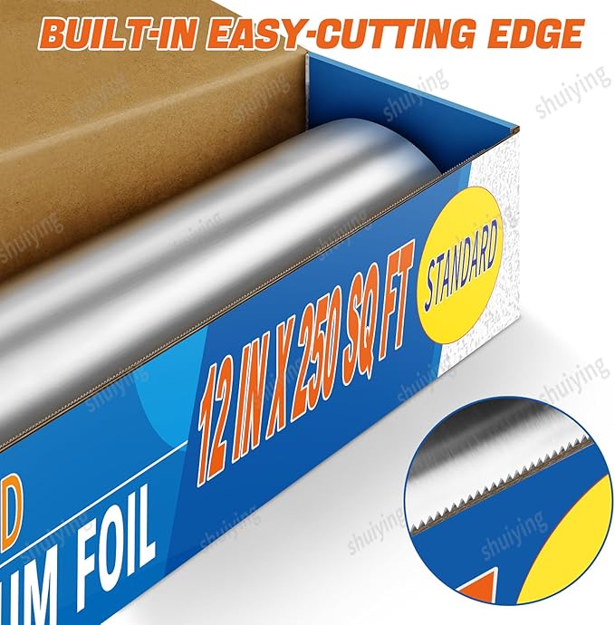 Standard Aluminum Foil 250 Sq Ft(12 In Wide), Pack of 1