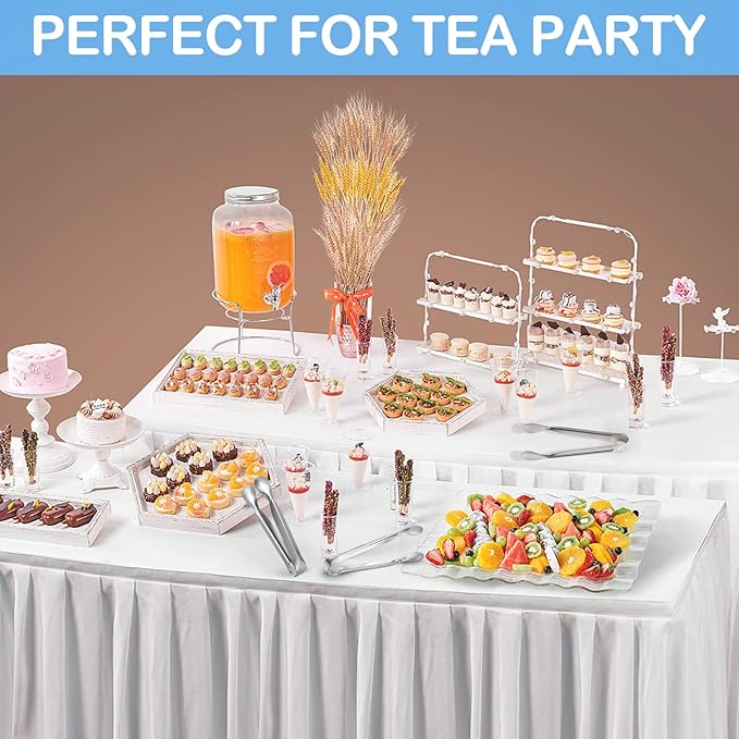 18PCS Mini Tongs for Appetizers, 5Inch Serving Tongs, Ice Tong Appetizer Tong, Small Tongs for Serving Food, Kitchen Utensils for Sugar Cubes, Coffee, Tea Party, Dessert, Charcuterie Board