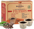 300 Paper Coffee Single-Use Filters, Brown, All-Natural & Unbleached for Keurig Brewers and Compatible with K-Cup Pods 1.0 & 2.0 Models, Disposable filters